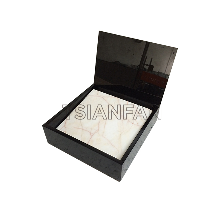 Paper display box PB906-Single piece stone display box