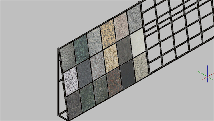 Natural stone display rack SG807