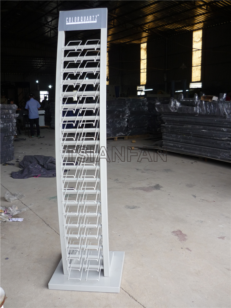 Showroom Granite Display Tower SRL017- White