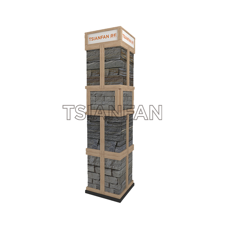 Cultural stone display rack SW105