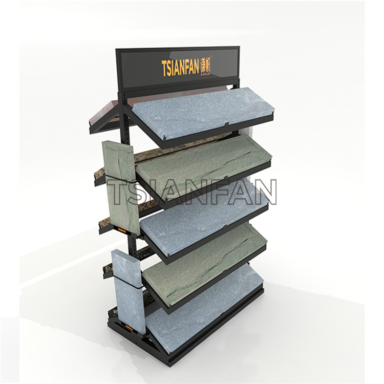 Cultural stone display rack SW112