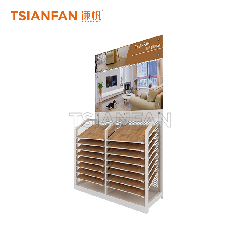 Simple wooden floor rack WE510