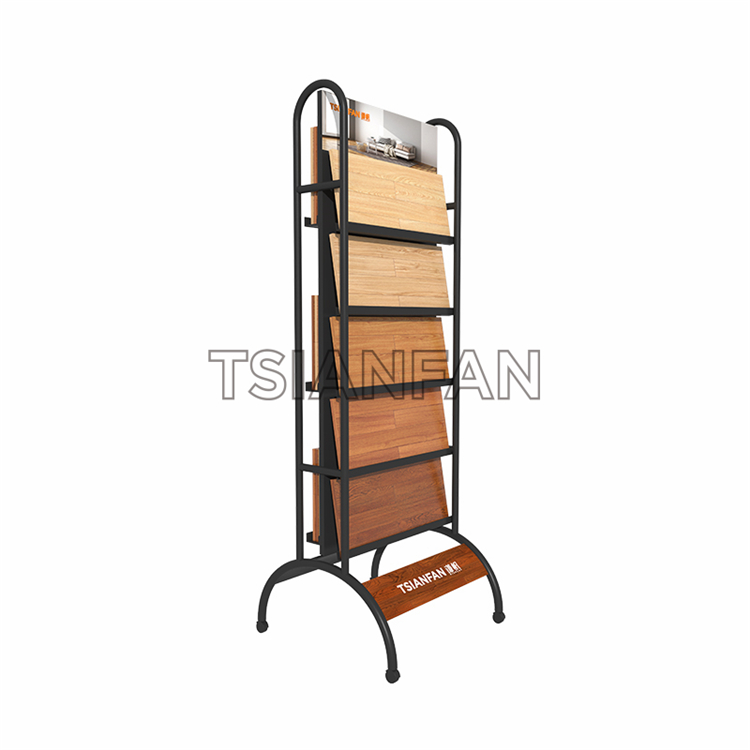 Simple wooden floor rack WE579