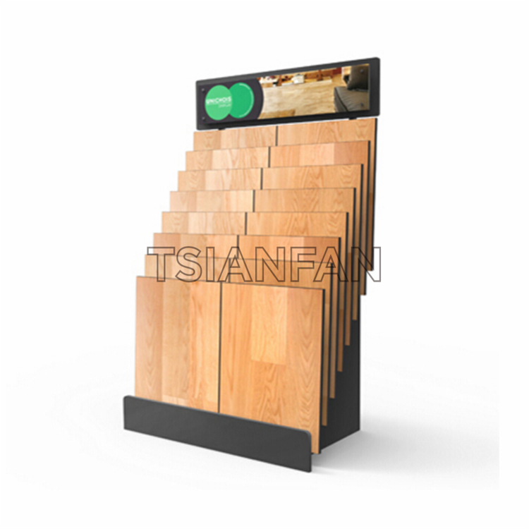 Simple wooden floor rack WE973