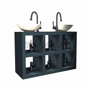 Combination bathroom display rack VZ002